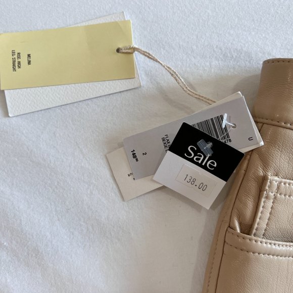 Aritizia The Melina Pant High-waisted Vegan Leather pants - Picture 8 of 8